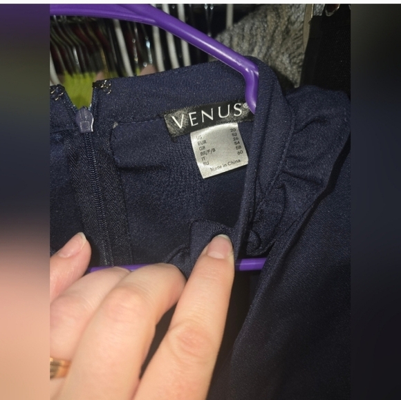 🍂🍁Venus choker style peplum blouse size 20 - Picture 3 of 5